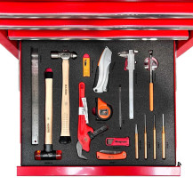 Red Box RBI8100C - Boeing Kit with Imperial (SAE / Standard) Tools. In 8 drawer cabinet