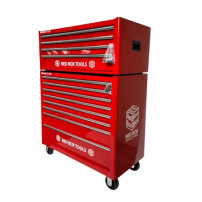 Red Box RBT340C Comprehensive Aircraft Mechanics Cabinet - Metric and Imperial (SAE / STANDARD) KIT - Includes 633 tools