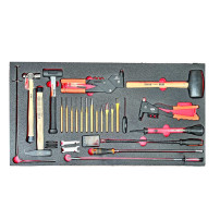 Red Box RBT340C Comprehensive Aircraft Mechanics Cabinet - Metric and Imperial (SAE / STANDARD) KIT - Includes 633 tools