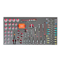 Red Box RBT340C Comprehensive Aircraft Mechanics Cabinet - Metric and Imperial (SAE / STANDARD) KIT - Includes 633 tools