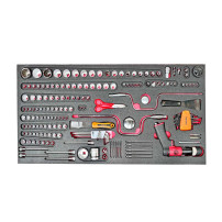 Red Box RBT340C Comprehensive Aircraft Mechanics Cabinet - Metric and Imperial (SAE / STANDARD) KIT - Includes 633 tools