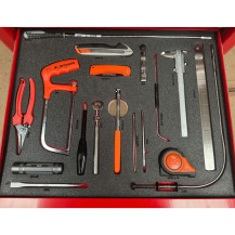 Red Box RBI9205C - Aircraft Workshop Cabinet with Imperial (SAE / Standard) and Metric Tools