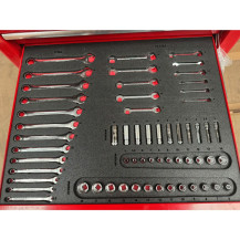 Red Box RBI9205C - Aircraft Workshop Cabinet with Imperial (SAE / Standard) and Metric Tools