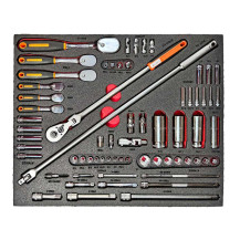 Red Box RBI9265C Helicopter Maintenance Cab - Imperial (SAE / Standard) Kit - Includes 128 tools
