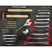 Red Box RBI9400C - Aircraft Mechanic Kit with Imperial (SAE / Standard) Tools. In 8 drawer cabinet