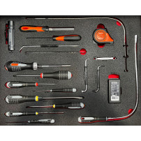 Red Box RBI9400C - Aircraft Mechanic Kit with Imperial (SAE / Standard) Tools. In 8 drawer cabinet