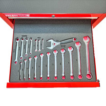 Red Box RBI9500C - Aircraft Mechanic Kit with Imperial (SAE / Standard) Tools. In 8 drawer cabinet