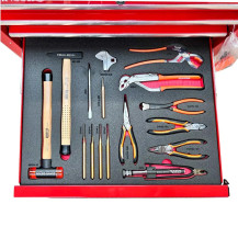 Red Box RBI9500C - Aircraft Mechanic Kit with Imperial (SAE / Standard) Tools. In 8 drawer cabinet