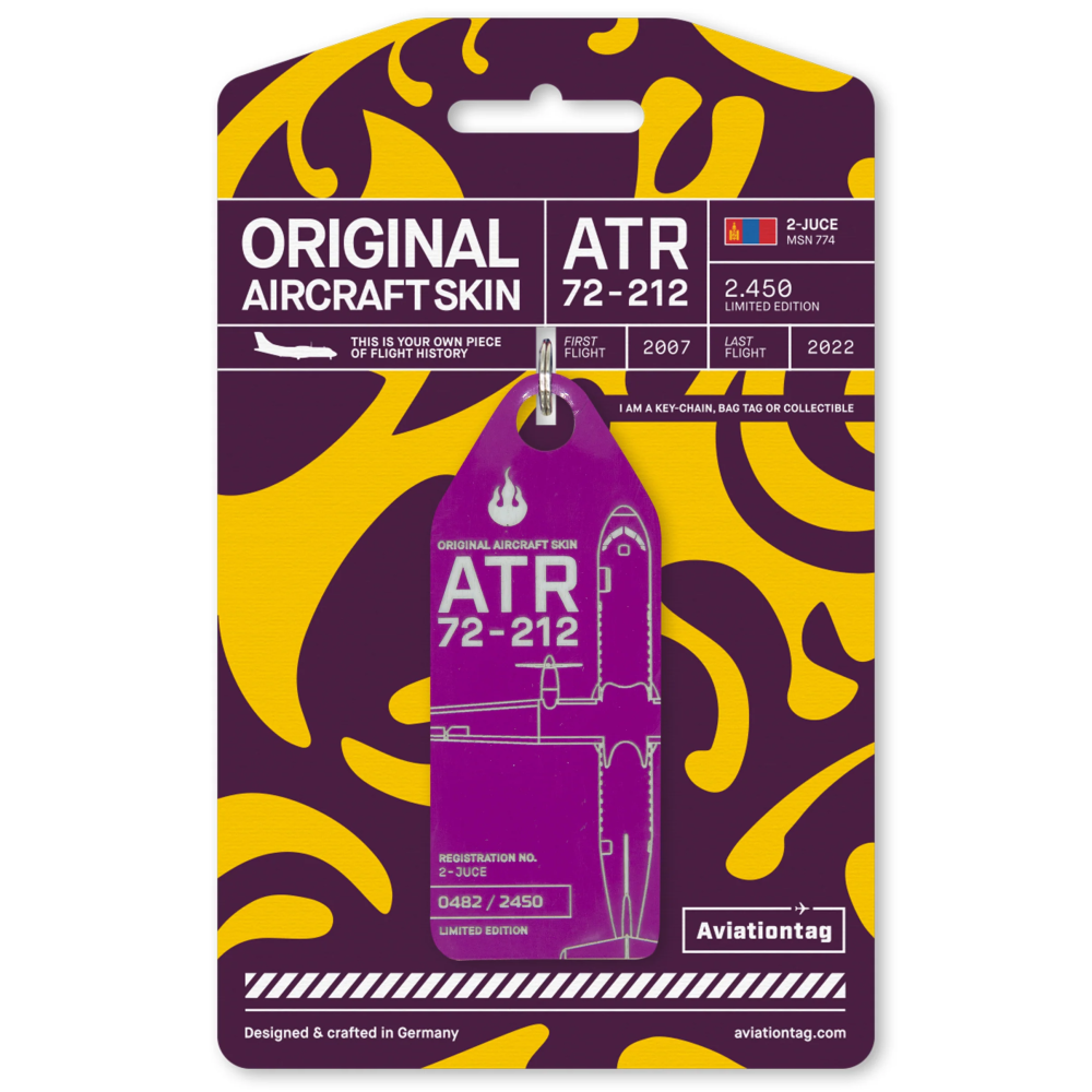 Aviationtag Hunnu Air ATR 72-500 "2-JUCE" (MSN 774)