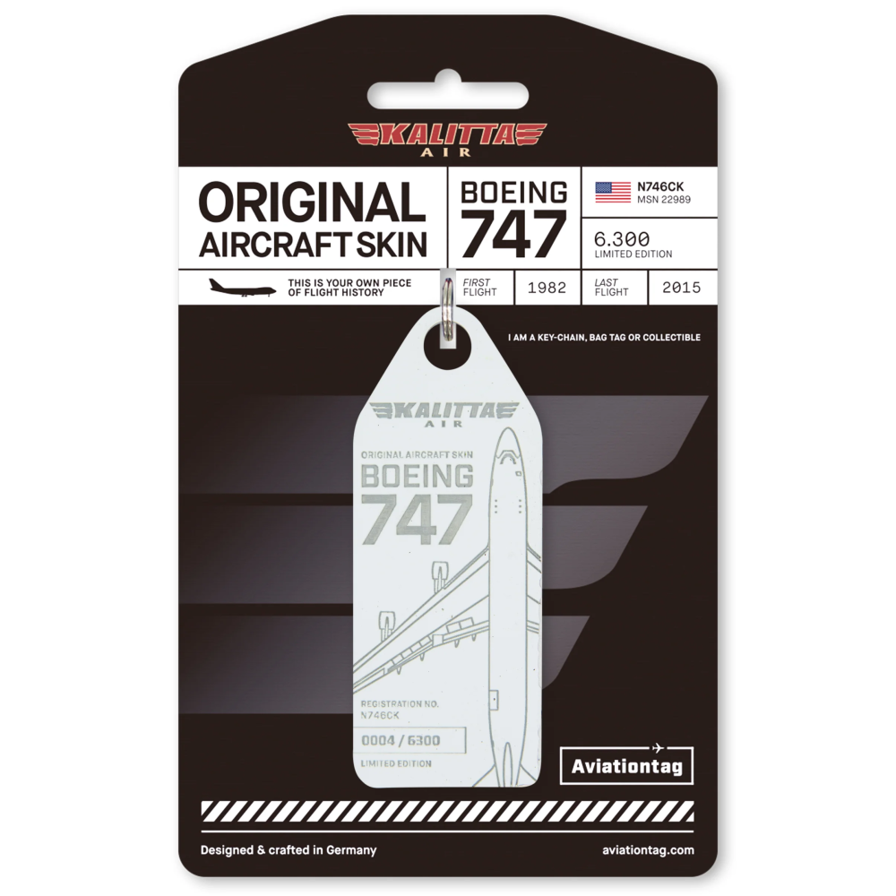 Aviationtag Kalitta Boeing 747 - N746CK