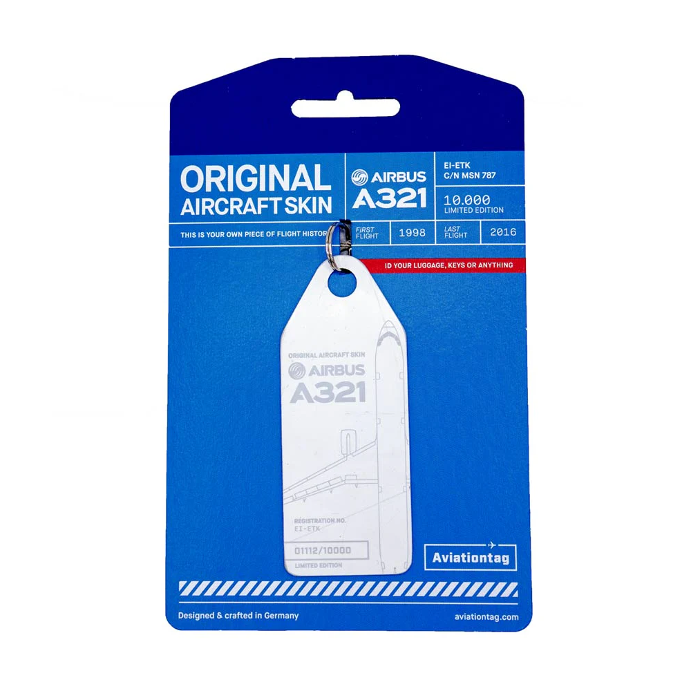 Aviationtag Airbus A321 - EI-ETK