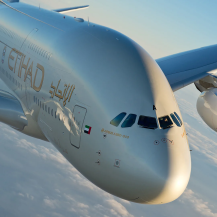 Aviationtag Etihad Airbus A380 - A6-APA Glare