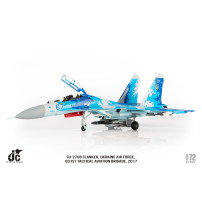 JC Wings Sukhoi Su-27 Flanker Ukrainian Air Force 831st Tactical Aviation Brigade Scale 1:72 Aircraft model