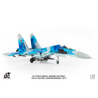 JC Wings Sukhoi Su-27 Flanker Ukrainian Air Force 831st Tactical Aviation Brigade Scale 1:72 Aircraft model