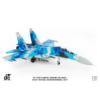JC Wings Sukhoi Su-27 Flanker Ukrainian Air Force 831st Tactical Aviation Brigade Scale 1:72 Aircraft model
