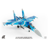 JC Wings Sukhoi Su-27 Flanker Ukrainian Air Force 831st Tactical Aviation Brigade Scale 1:72 Aircraft model