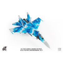 JC Wings Sukhoi Su-27 Flanker Ukrainian Air Force 831st Tactical Aviation Brigade Scale 1:72 Aircraft model