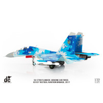 JC Wings Sukhoi Su-27 Flanker Ukrainian Air Force 831st Tactical Aviation Brigade Scale 1:72 Aircraft model