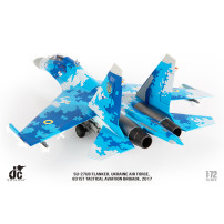 JC Wings Sukhoi Su-27 Flanker Ukrainian Air Force 831st Tactical Aviation Brigade Scale 1:72 Aircraft model