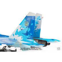 JC Wings Sukhoi Su-27 Flanker Ukrainian Air Force 831st Tactical Aviation Brigade Scale 1:72 Aircraft model