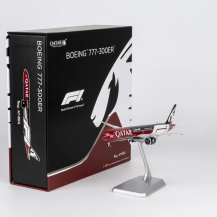 NG Model Boeing 777-300ER Qatar "New Fomula 1" Ultimate A7-BEG 1:400 Aircraft model
