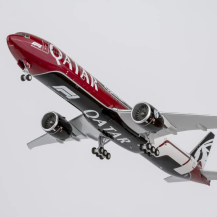 NG Model Boeing 777-300ER Qatar "New Fomula 1" Ultimate A7-BEG 1:400 Aircraft model