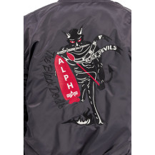 Alpha Industries MA-1 Black Devils Bomber Jacket