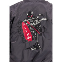 Alpha Industries MA-1 Black Devils Bomber Jacket