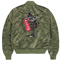 Alpha Industries MA-1 Black Devils Bomber Jacket