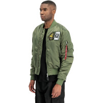 Alpha Industries MA-1 Black Devils Bomber Jacket