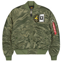 Alpha Industries MA-1 Black Devils Bomber Jacket