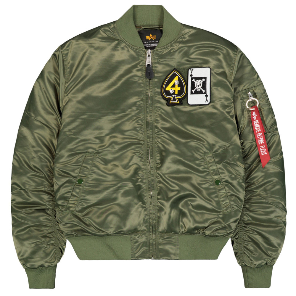 Alpha Industries MA-1 Black Devils Bomber Jacket