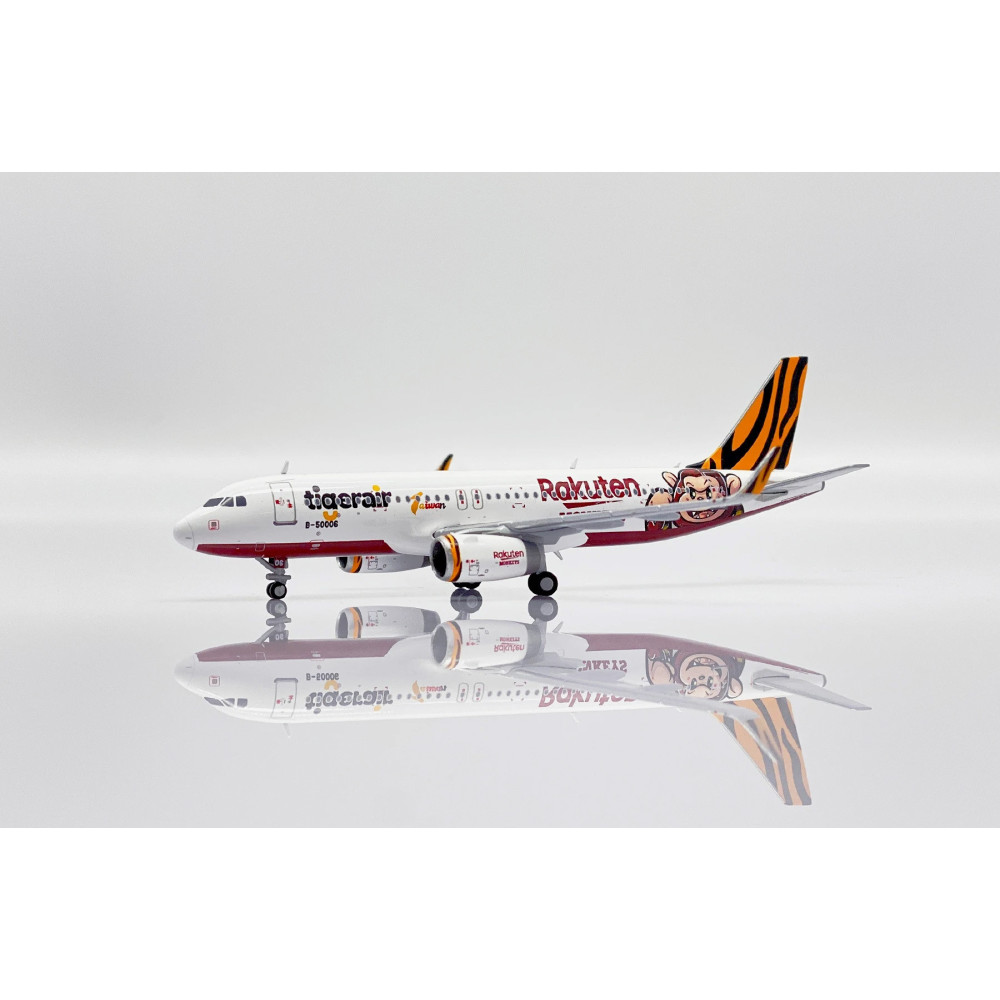 JC Wings Airbus A320-200 Tigerair "Rakuten Monkeys" B-50006 Scale 1:400 Aircraft Model