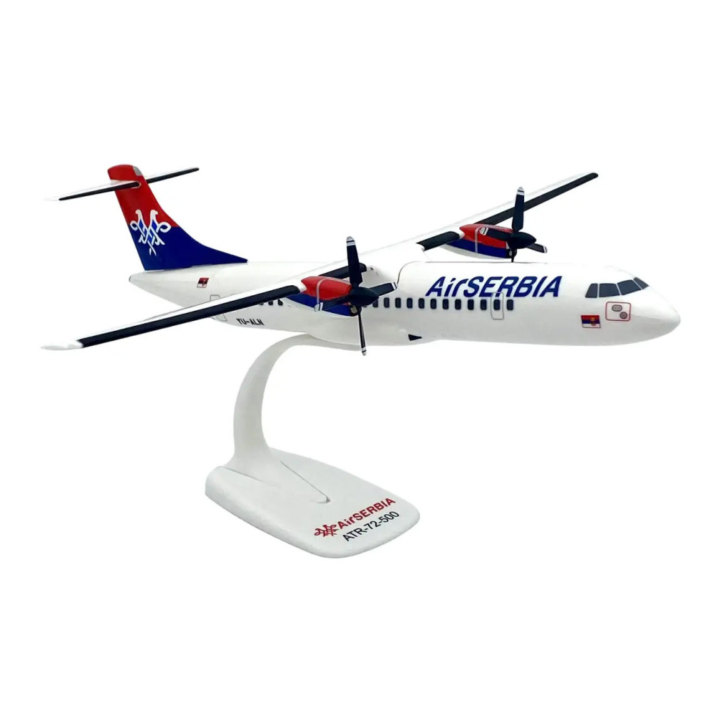 Macheta PPC ATR 72-600 Air Serbia YU-ALN Scara 1:100