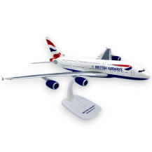 PPC Airbus A380-800 British Airways G-XLEA Scale 1:250 Aircraft Model