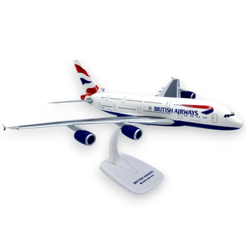 PPC Airbus A380-800 British Airways G-XLEA Scale 1:250 Aircraft Model