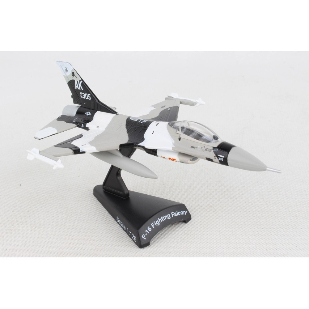 Postage Stamp General Dynamics F-16 Fighting Falcon Thunderbirds AK305 AF86 Scale 1:126 Aircraft Model