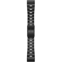 Garmin QuickFit® 26 Vented titanium bracelet, carbon grey DLC coating for D2 Mach 1 & D2 Mach 2