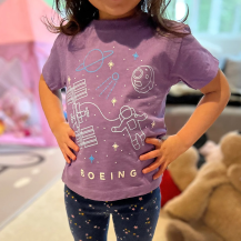 Boeing Space Doodle Toddler T-Shirt