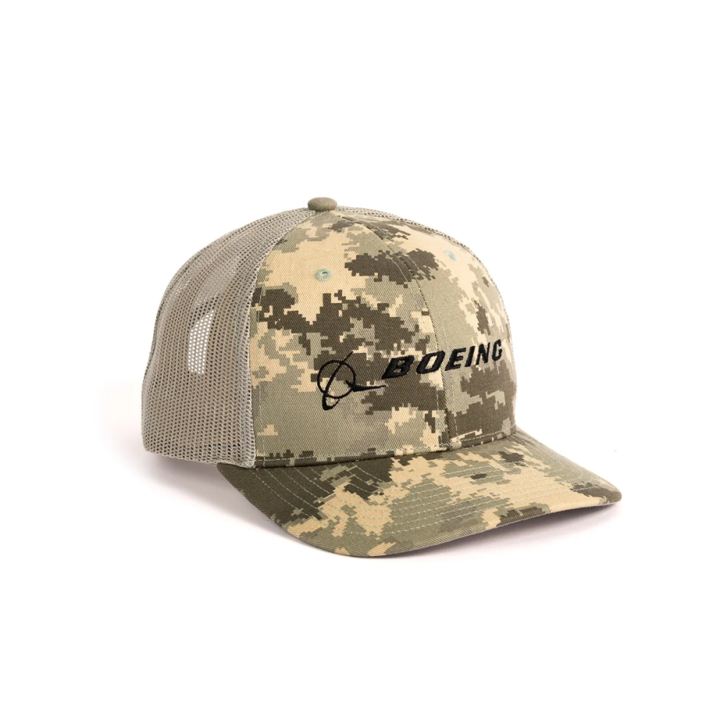 Sapca Boeing Signature Logo Digital Camo