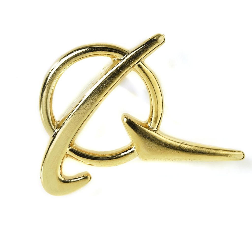 Insigna Magnetica Boeing Symbol Logo Gold