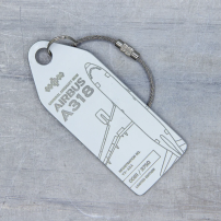 Aviationtag Tarom Airbus A318 - YR-ASA