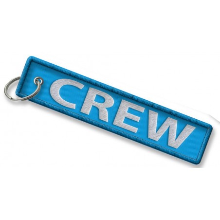 CREW Embroidered Keyring -...