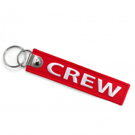 CREW Embroidered Keyring -...