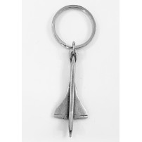 Concorde Keyring Pewter