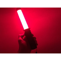 Red LED Lighted Safety Marshalling Wand - 29 cm
