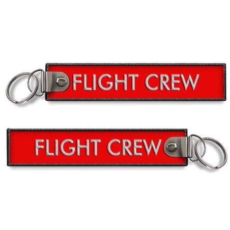 FLIGHT CREW - BagTag RED