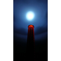 Red LED Lighted Safety Marshalling Wand - 54 cm