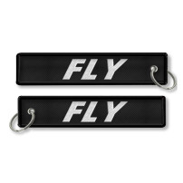 Breloc brodat FLY
