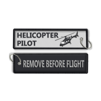 Breloc brodat Helicopter RBF